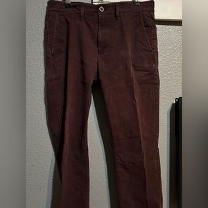 Burgundy pants